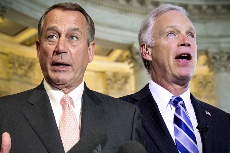 John Boehner, Ron Johnson (Reuters/ Jim Bourg/AP/J. Scott Applewhite/Photo collage by Salon)
