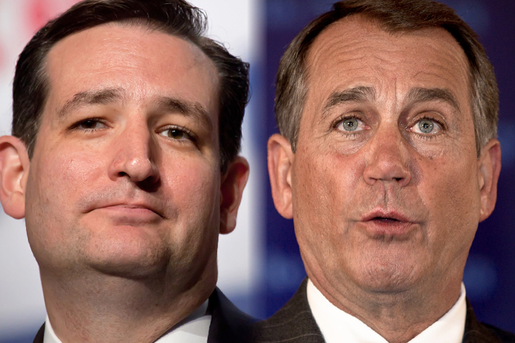 (Ted Cruz, John Boehner)