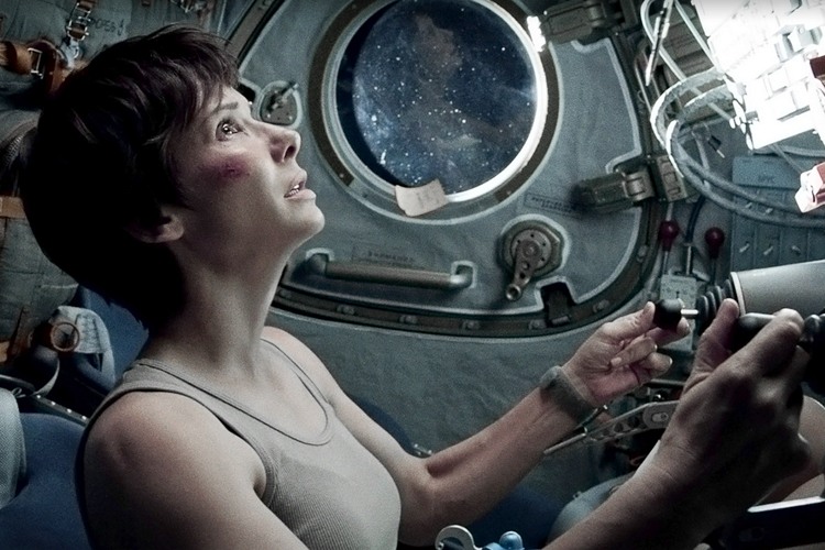 Sandra Bullock in "Gravity"