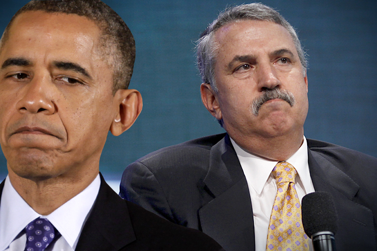 Barack Obama, Thomas Friedman (Reuters/Yuri Gripas/Lucas Jackson)