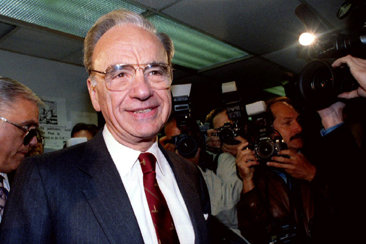 Rupert Murdoch at the New York Post in New York, March 29. (Reuters/Peter Morgan)