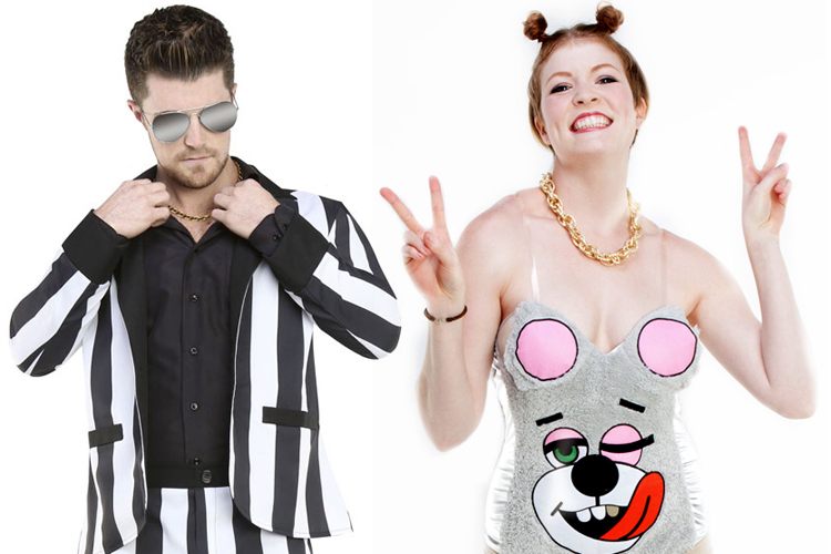 Robin Thicke, Miley Cyrus costumes (spirithalloween.com)