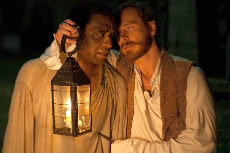 Chiwetel Ejiofor and Michael Fassbender in "12 Years a Slave" (Fox Searchlight)