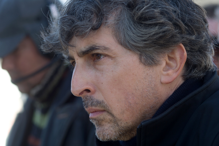 Alexander Payne on the set of "Nebraska" (Merie W. Wallace)