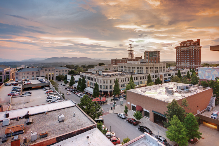 Downtown Asheville, North Carolina (<a href='http://www.shutterstock.com/gallery-578401p1.html'>SeanPavonePhoto</a> via <a href='http://www.shutterstock.com/'>Shutterstock</a>/Salon)