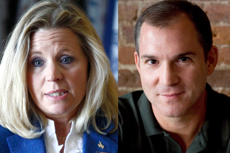 Liz Cheney, Frank Bruni (AP/Matt Young/Yanina Manolova)