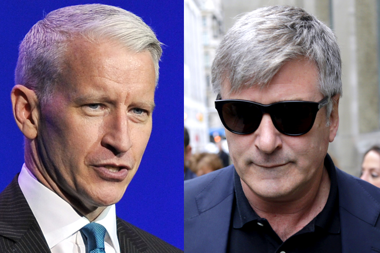 Anderson Cooper, Alec Baldwin (AP/Jeff Daly/Seth Wenig)