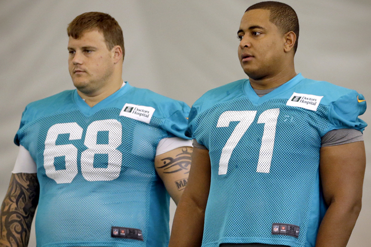 Richie Incognito, Jonathan Martin (AP/Lynne Sladky)