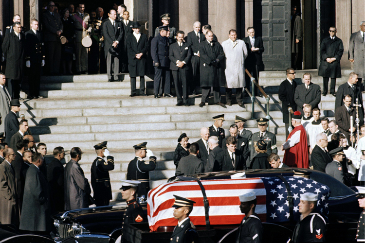 St. Matthew's Cathedral in Washington, D.C., during President John F. Kennedy's funeral, Nov. 25, 1963. (AP)