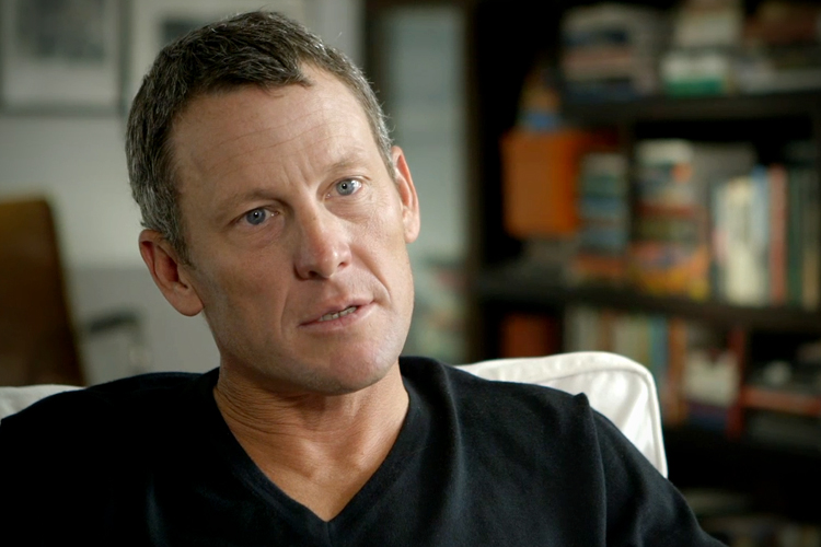 Lance Armstrong in "The Armstrong Lie"