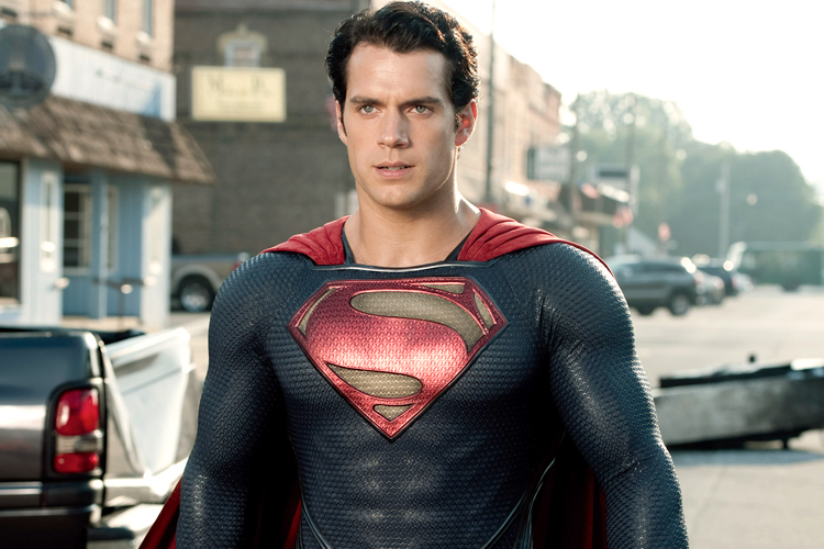 Henry Cavill as Superman in "Man of Steel" (Warner Brothers/Clay Enos)