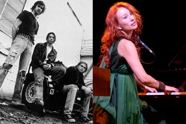 Nirvana, Tori Amos (AP/Chris Cuffaro/Matt Sayles)