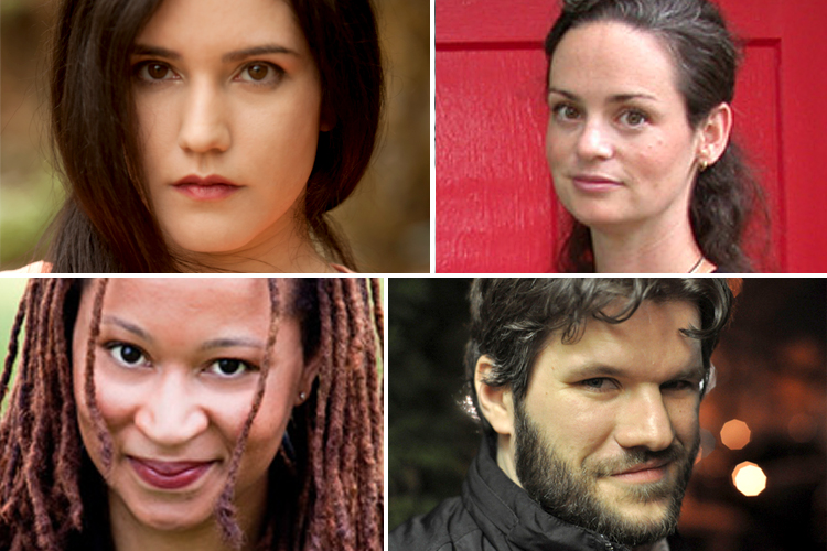 Clockwise from top left: Shani Boianjiu, Julianna Baggott, Matt Bell, Jacinda Townsend (Random House/Alon Sigavi/HarperCollins/David G.W. Scott/Soho Press/W. W. Norton & Company, Inc./Hebbah Vidali)