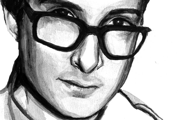 Sketch of Jerry Koch (Miriam Zemel/ Jerryresists.net)