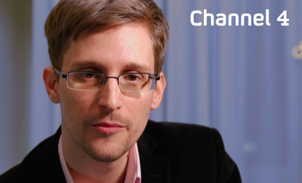 Snowden gives Christmas Day address (Channel 4)