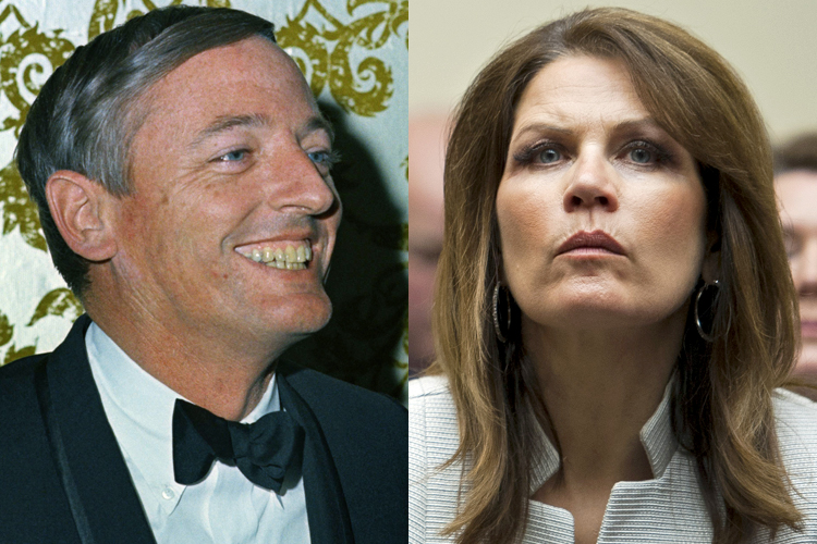 William F. Buckley, Jr., Michele Bachmann (AP/Nancy Kaye/Cliff Owen)