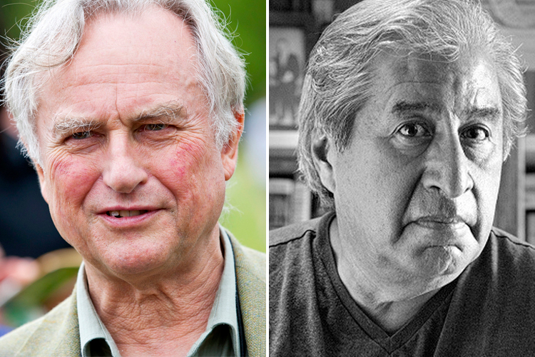 Richard Dawkins, Richard Rodriguez (Reuters/Chris Keane/Penguin/Timothy Archibald)