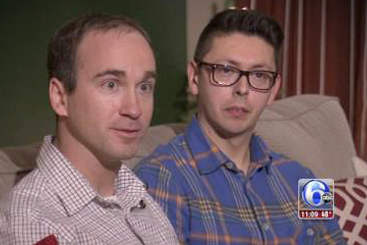 Michael Griffin and his partner Vincent Giannetto (ABC/WPVI)