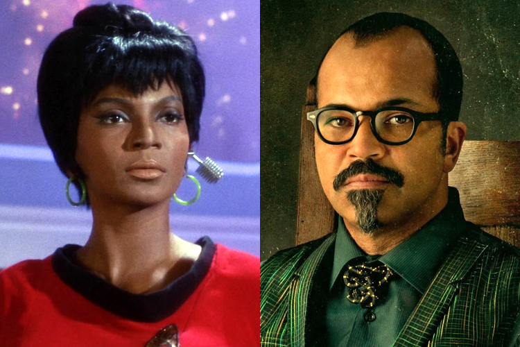 Nichelle Nichols in "Star Trek," Jeffrey Wright in "Hunger Games: Catching Fire"