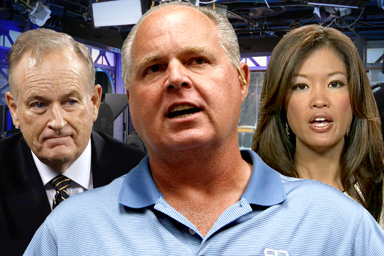Bill O'Reilly, Rush Limbaugh, Michelle Malkin (Reuters/Mike Segar/AP/Chris Carlson/Fox News/Salon)