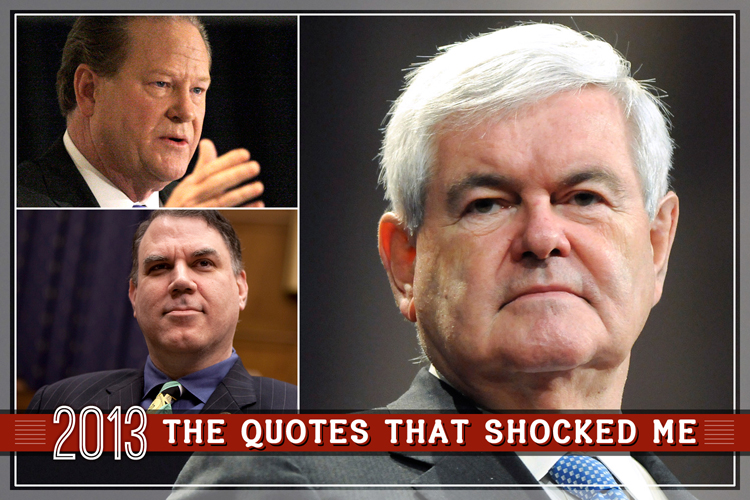 Clockwise from top left: Ed Schultz, Newt Gingrich, Alan Grayson (AP/Frank Franklin II/Reuters/Tami Chappell/AP/Evan Vucci/Salon)