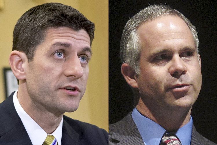 Paul Ryan, Tim Huelskamp (AP/J. Scott Applewhite/John Hanna)