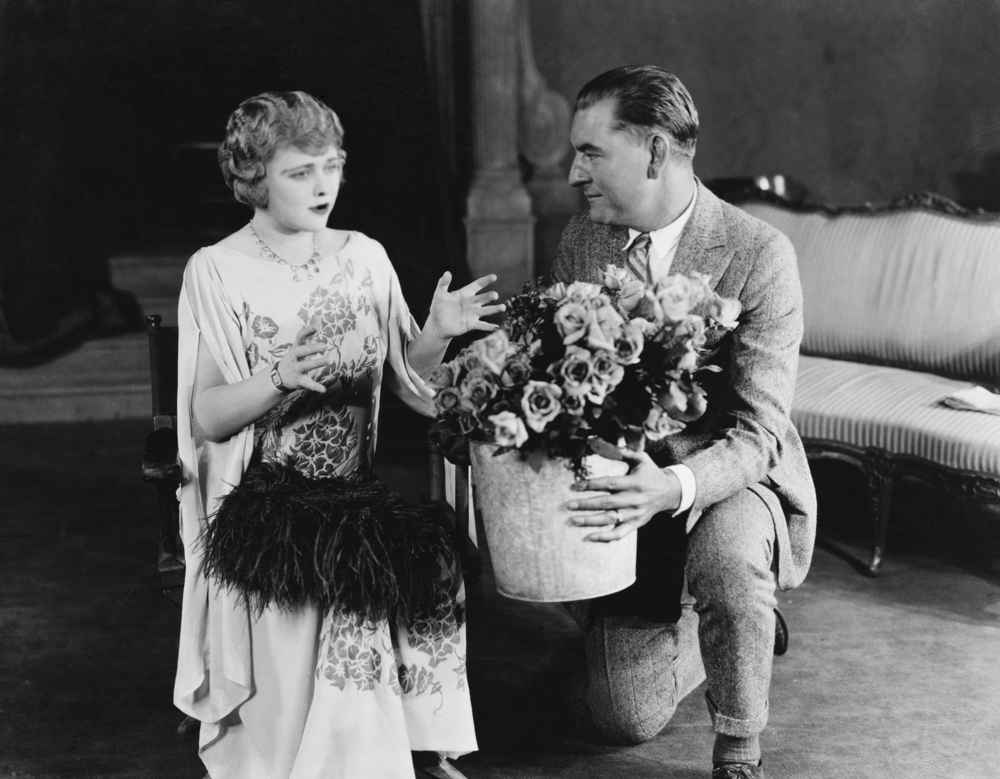 (<a href='http://www.shutterstock.com/gallery-921176p1.html?searchterm=men%20flowers%20woman%20black'>  Everett Collection </a> via <a href='http://www.shutterstock.com/'>Shutterstock</a>)