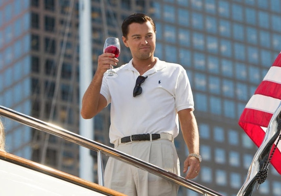 Leonardo DiCaprio in "The Wolf of Wall Street"