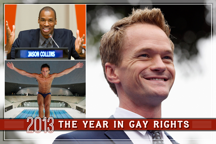 Clockwise from top left: Jason Collins, Neil Patrick Harris, Tom Daley (AP/Eskinder Debebe/Reuters/Mario Anzuoni/AP/Kirsty Wigglesworth/Salon)