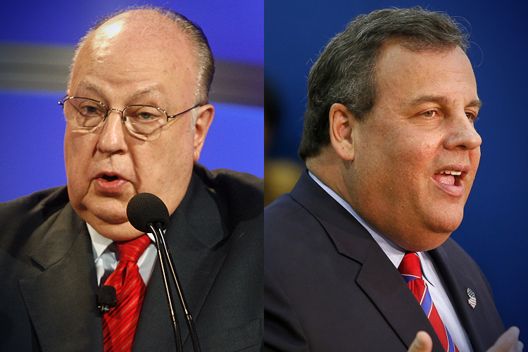 Roger Ailes, Chris Christie (Reuters/Fred Prouser/AP/Rich Schultz)