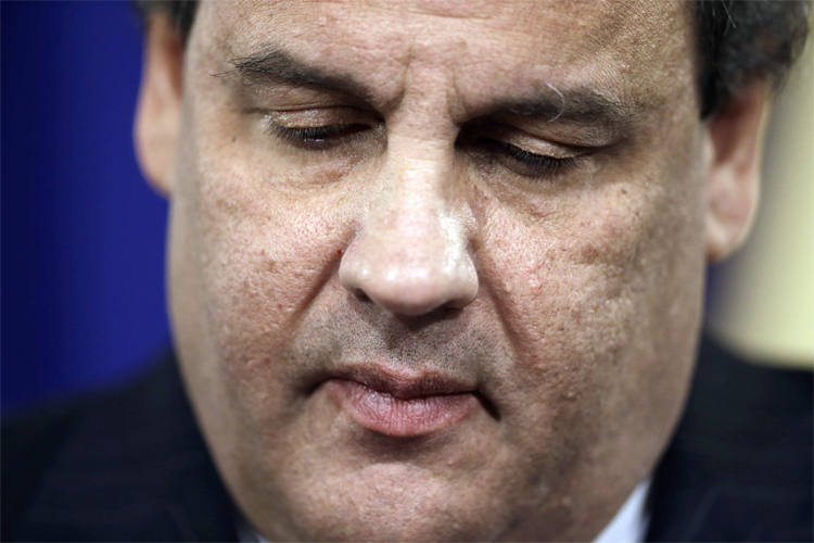 New Jersey Gov. Chris Christie speaks during a news conference Thursday,  Jan. 9, 2014 in Trenton. N.J. (AP/Matt Rourke)