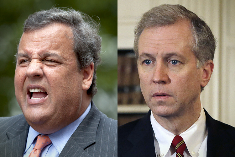 Gov. Chris Christie, Assemblyman John S. Wisniewski (AP/Carlo Allegri/Mel Evans)