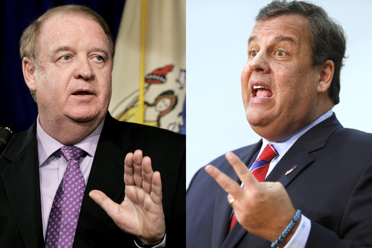 Richard J. Codey, Chris Christie (AP/Mel Evans/Rich Schultz)