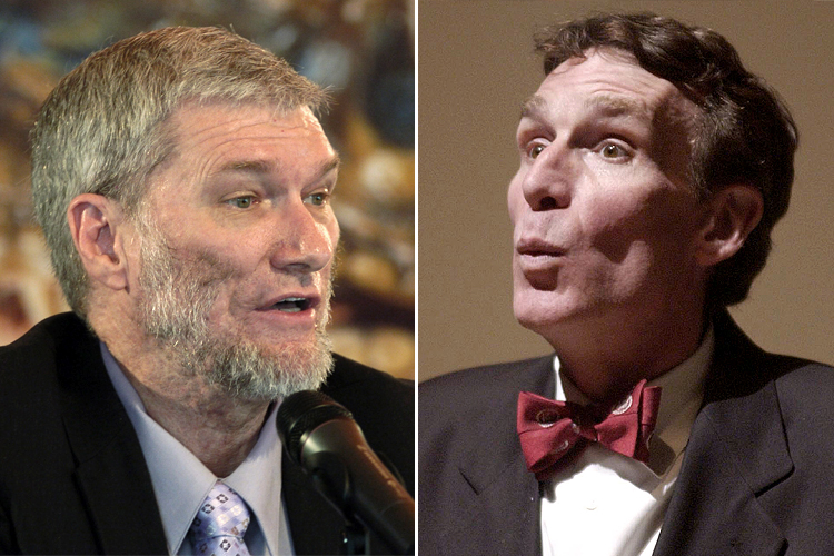Ken Ham, Bill Nye (Reuters/John Sommers II/AP/Kevin Rivoli)