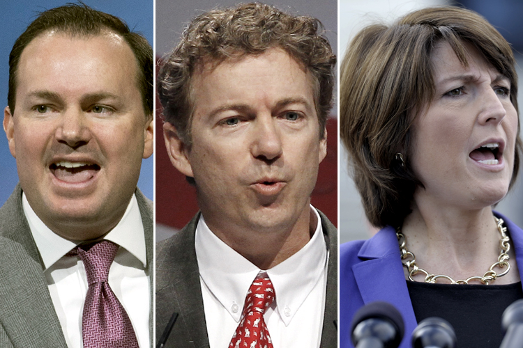 Mike Lee, Rand Paul, Cathy McMorris Rodgers (AP/Manuel Balce Ceneta/Alex Brandon/Cliff Owen)