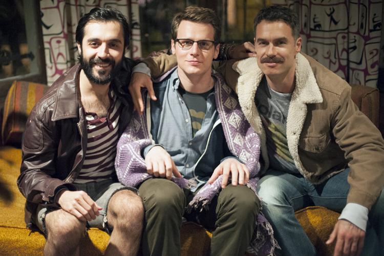 Frankie J. Alvarez, Jonathan Groff and Murray Bartlett in "Looking" (HBO)