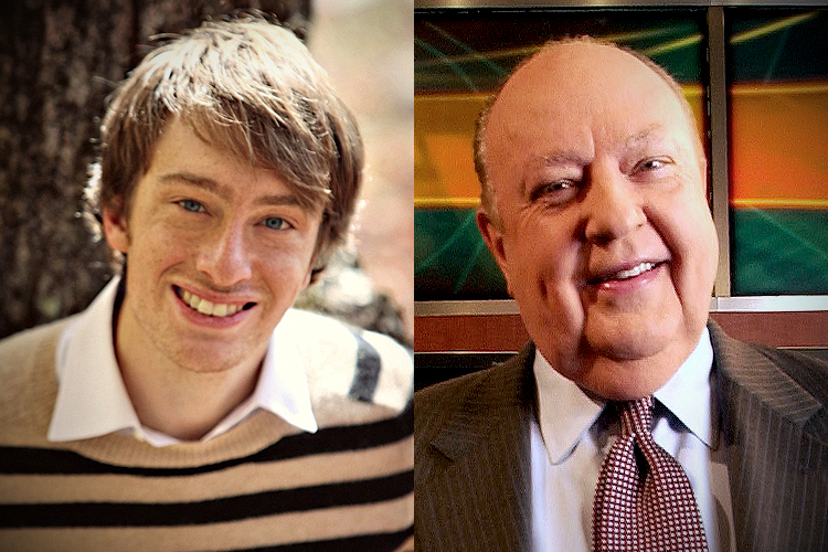 Gabriel Sherman, Roger Ailes (New America Foundation/AP/Jim Cooper)