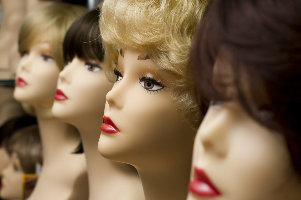 (<a href='http://www.shutterstock.com/pic-106819181/stock-photo-mannequin-head-in-wigs.html?src=csl_recent_image-2'>  Andrey Smirnov </a> via <a href='http://www.shutterstock.com/'>Shutterstock</a>)