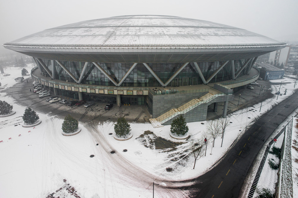 Beijing's Laoshan velodrome (Olympic City Project)