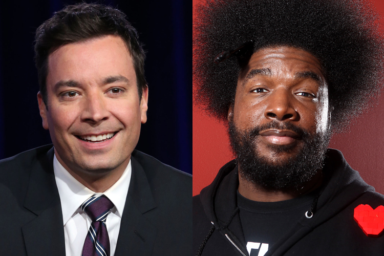 Jimmy Fallon, Questlove (AP/Chris Haston/Carlo Allegri)