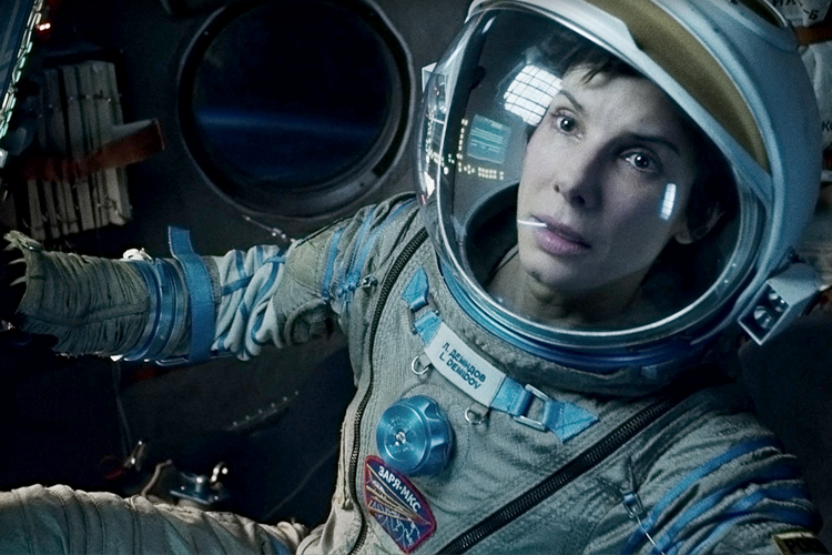 Sandra Bullock in "Gravity"