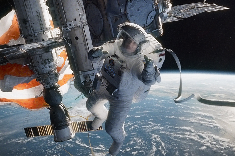 Sandra Bullock in "Gravity"