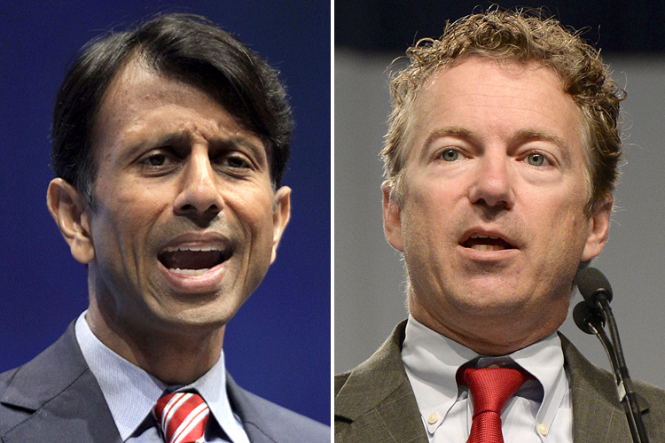 Bobby Jindal, Rand Paul (AP/Michael Conroy/Timothy D. Easley)