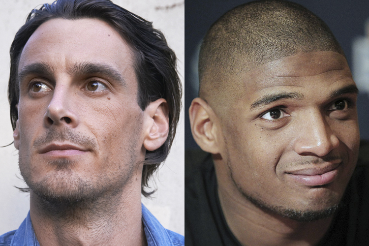 Chris Kluwe, Michael Sam (David Bowman/AP/Brandon Wade)