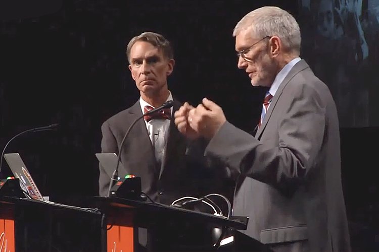 Bill Nye, Ken Ham (ABC News)
