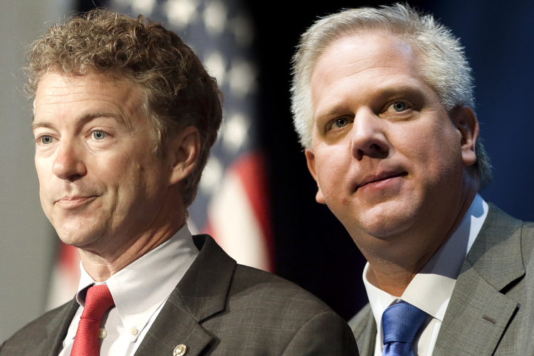 Rand Paul, Glenn Beck (AP/Reed Saxon/Reuters/Chris Keane)