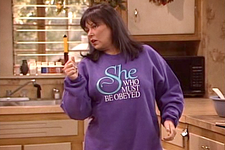 Roseanne Barr in "Roseanne" (ABC)