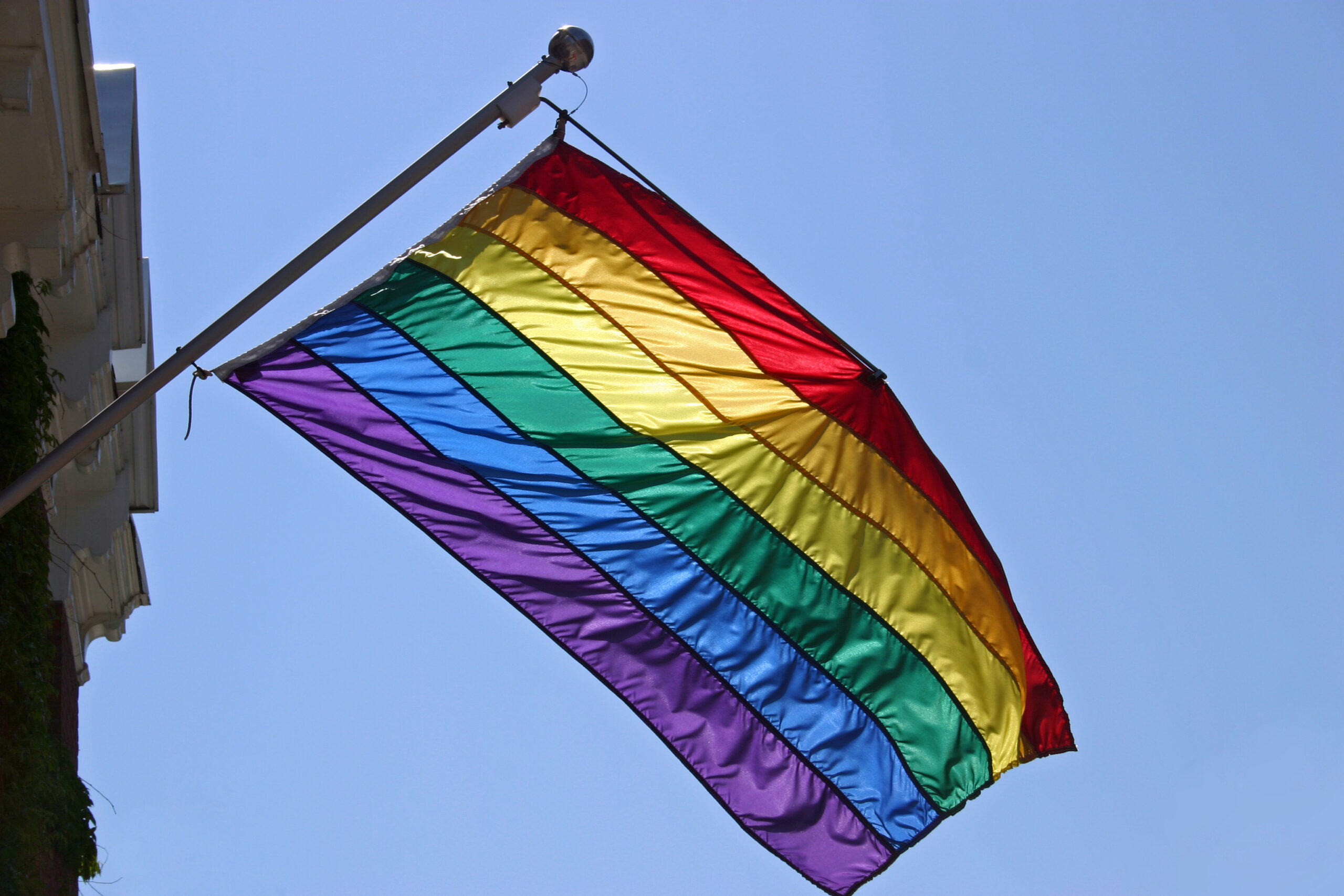 (<a href='http://www.shutterstock.com/gallery-221707p1.html?searchterm=rainbow%20flag%20gay'>  Chris Bradshaw </a> via <a href='http://www.shutterstock.com/'>Shutterstock</a>)