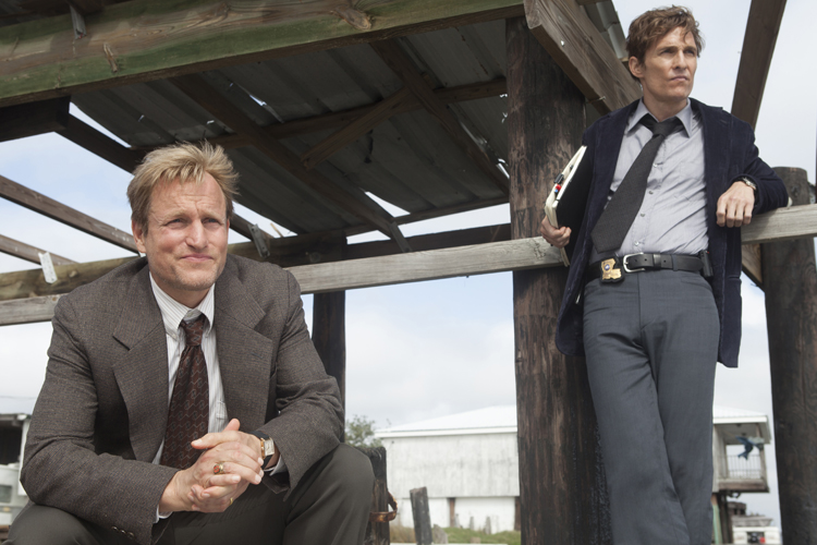 Woody Harrelson and Matthew McConaughey in "True Detective" (HBO/Jim Bridges)
