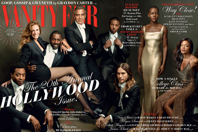 This year's Vanity Fair Hollywood issue cover. (Vanity Fair)